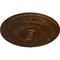 Ekena Millwork Neuveau Ceiling Medallion (Fits Canopies up to 6 3/8"), 24 1/4"OD x 2"P, Root Beer Crackle CM24NARBC - alternate 2